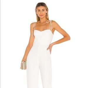 Amanda Uprichard Champagne Jumpsuit